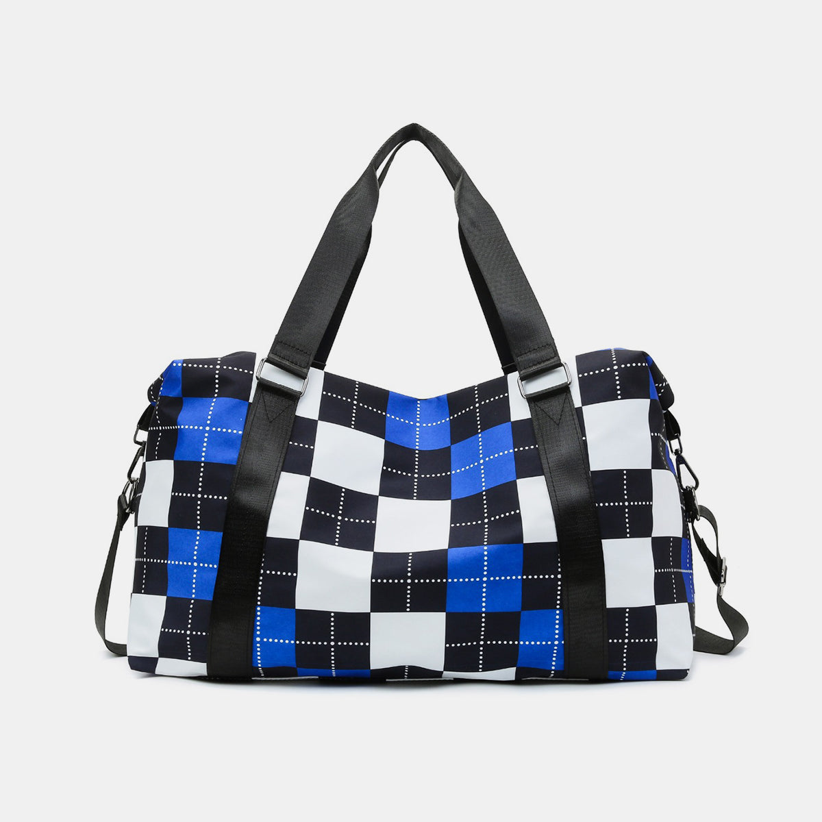 Oxford Cloth Plaid Travel Bag