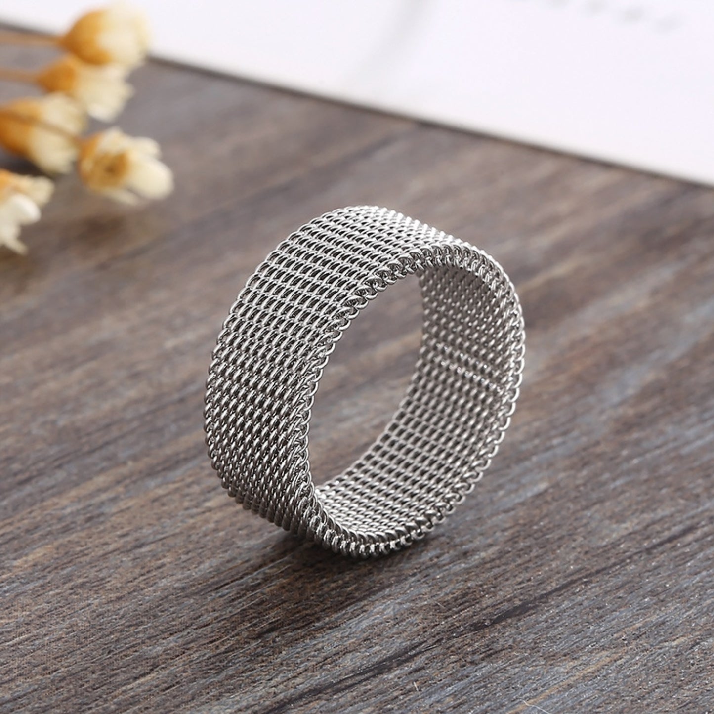 Weave Stainless Steel Ring