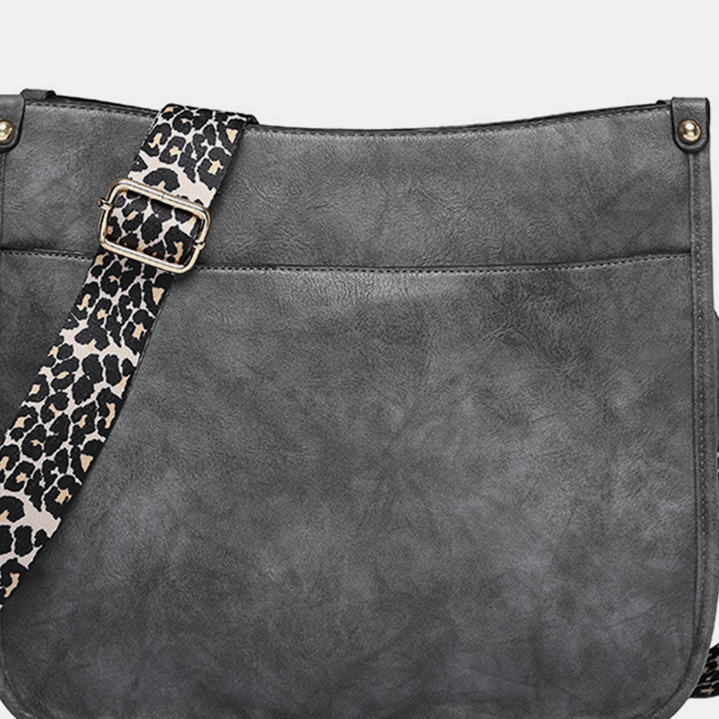 PU Leather Leopard Shoulder Bag