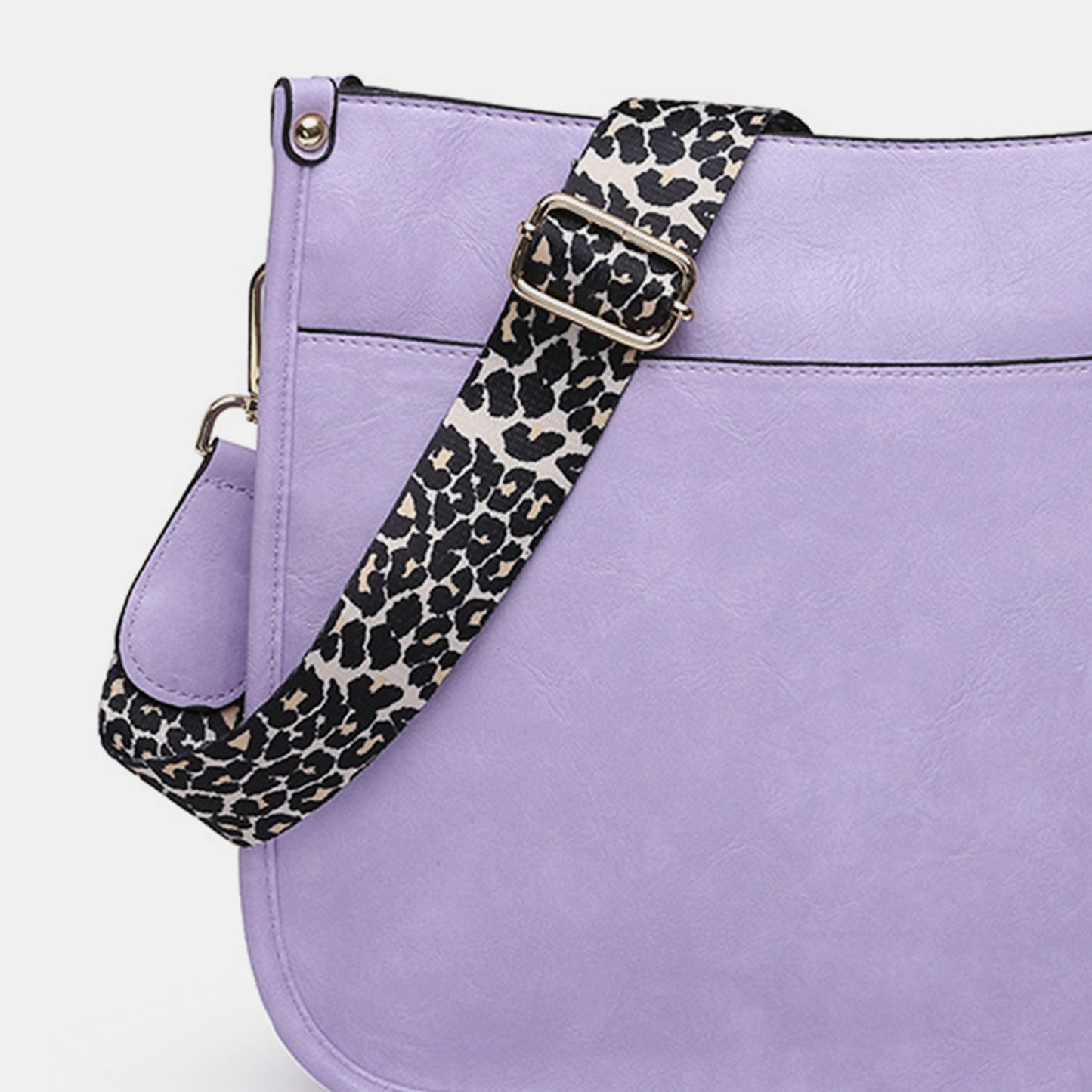 PU Leather Leopard Shoulder Bag