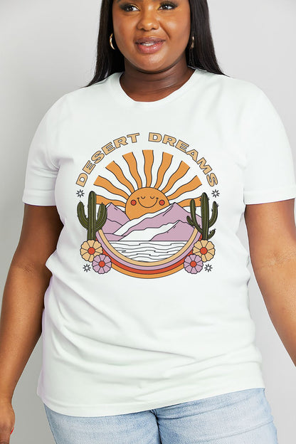 Simply Love Full Size DESERT DREAMS Graphic Cotton Tee