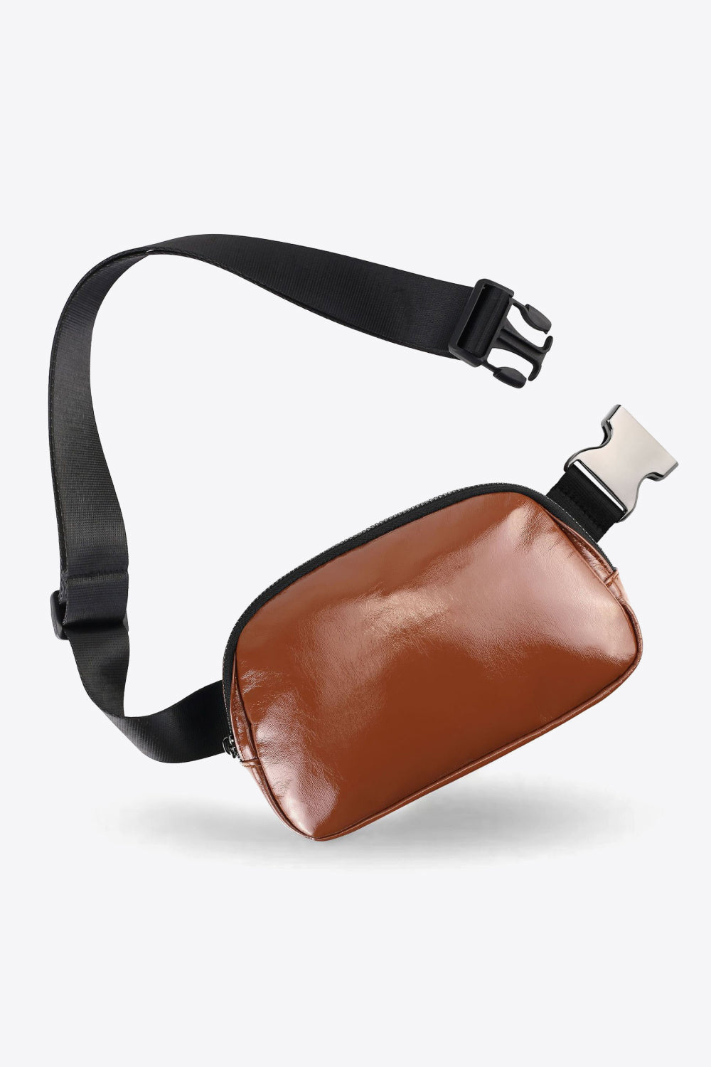 PU Leather Adjustable Strap Sling Bag