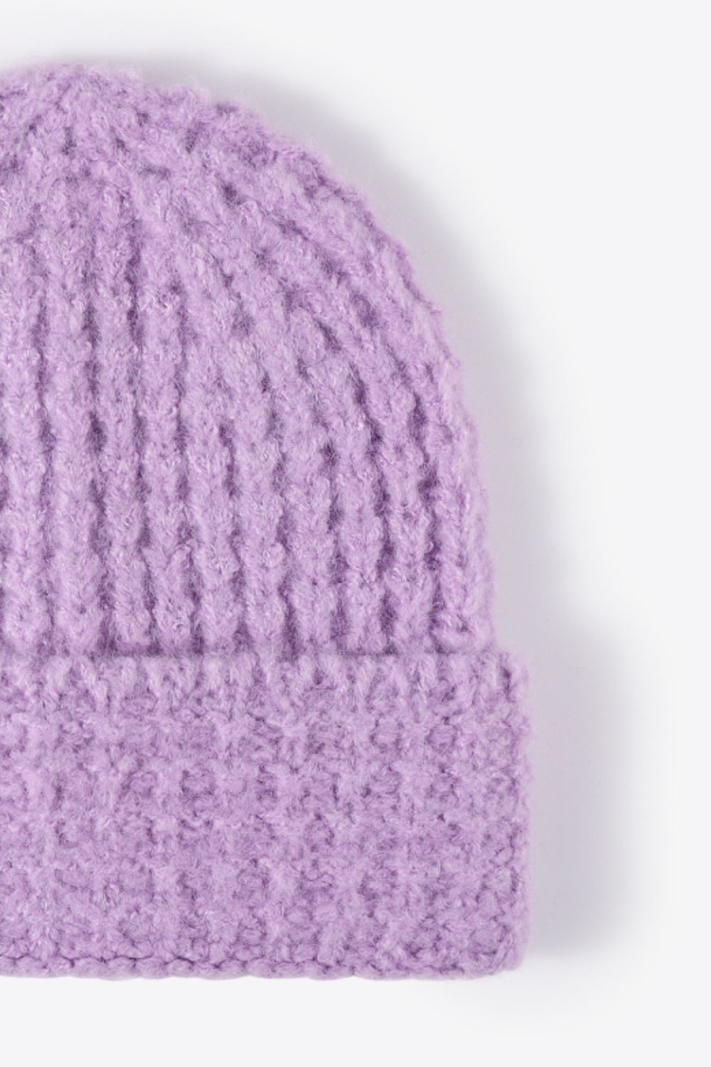 Waffle-Knit Cuff Beanie