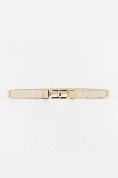 Geometric Double Buckle Elastic Belt