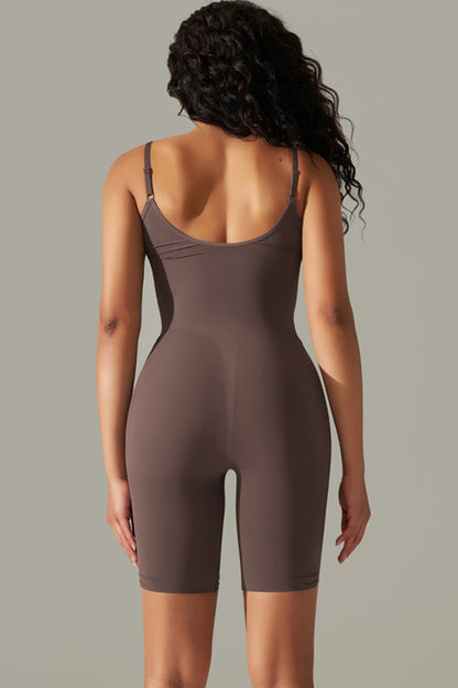 Spaghetti Strap Active Romper