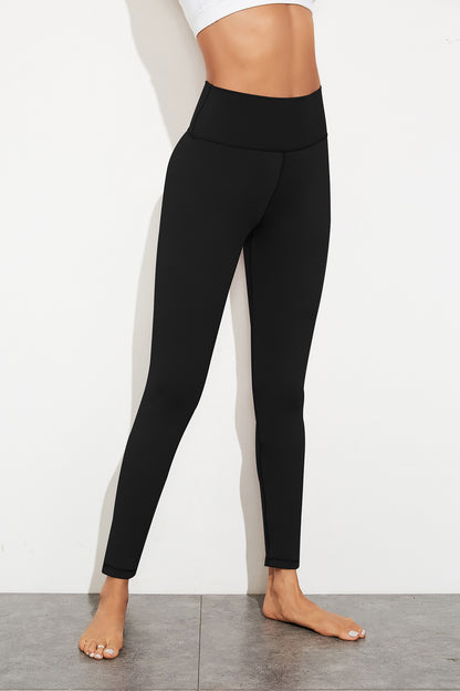 Exposed Seam High Waist Yoga Leggings