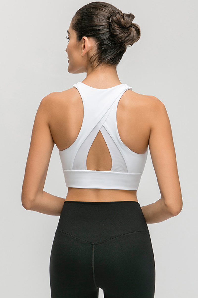 Halter Keyhole Sports Bra