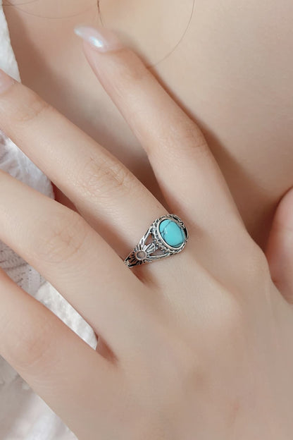 Turquoise 925 Sterling Silver Ring