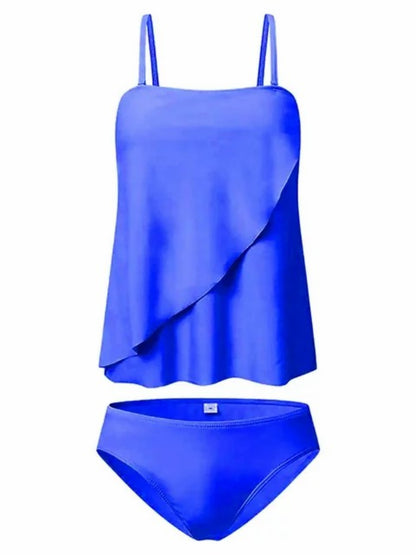 Detachable Strap Top and Brief Swim Set