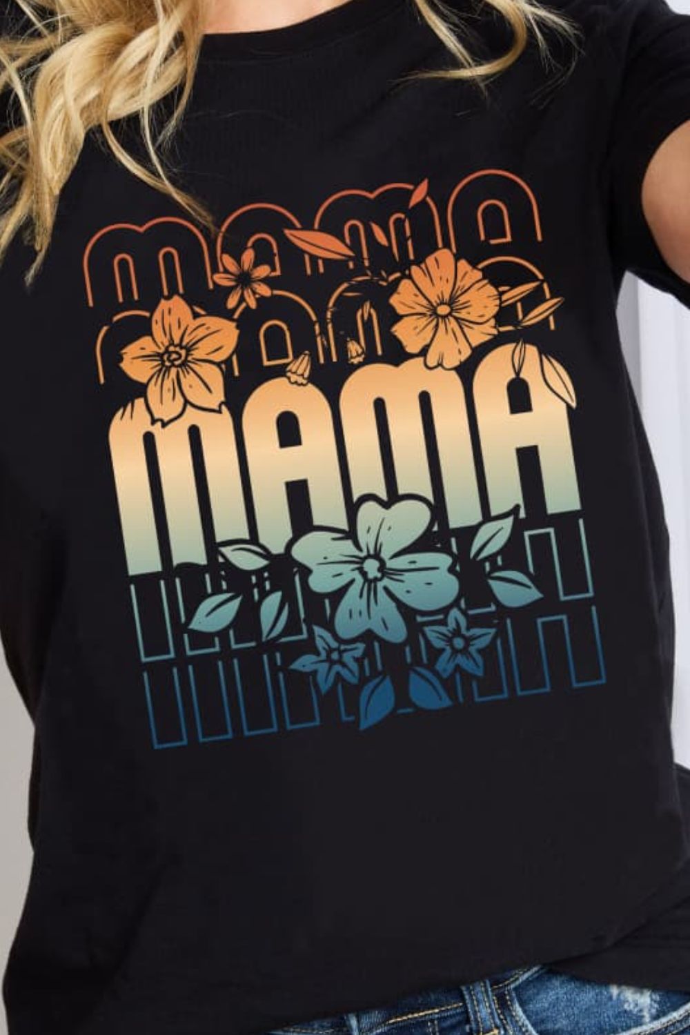 Simply Love Full Size MAMA Graphic Cotton T-Shirt