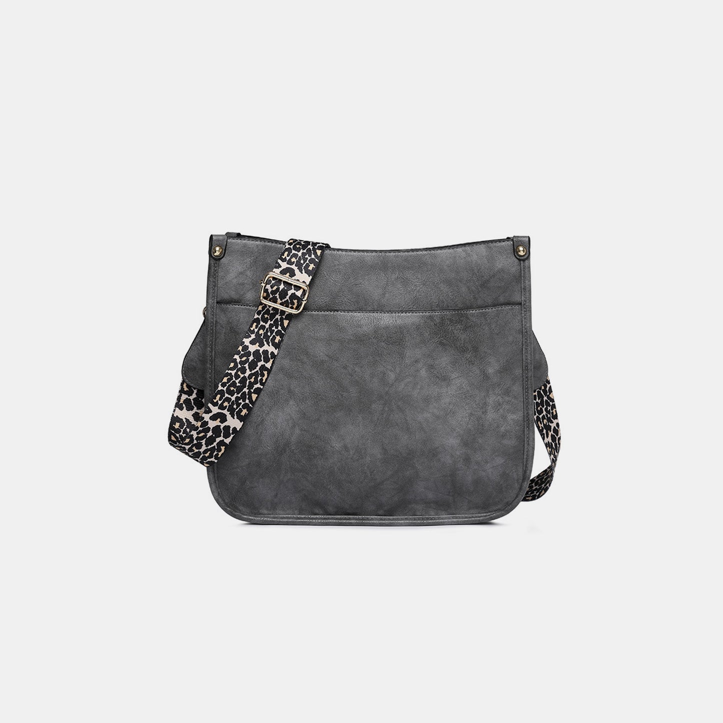 PU Leather Leopard Shoulder Bag