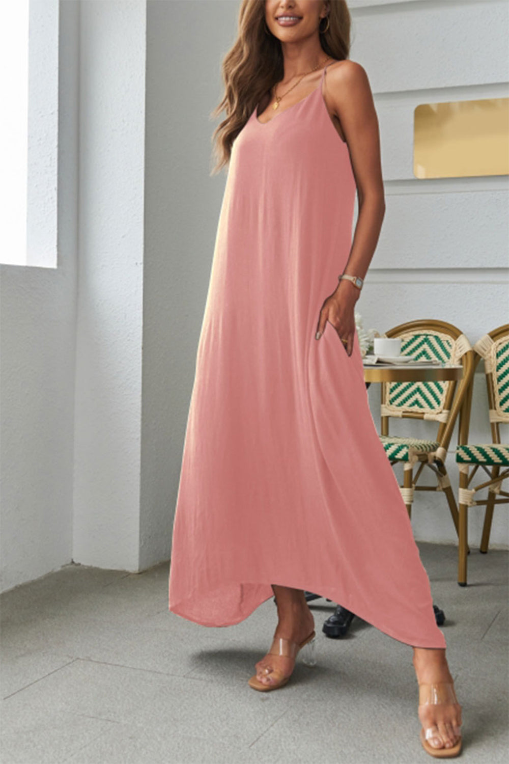 Spaghetti Strap Maxi Dress