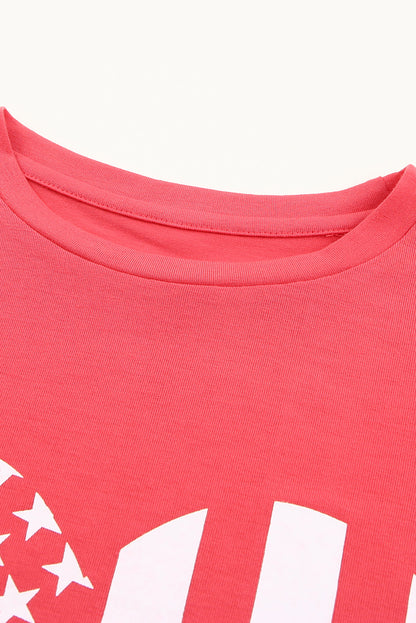 Stars and Stripes Graphic Tee Shirt