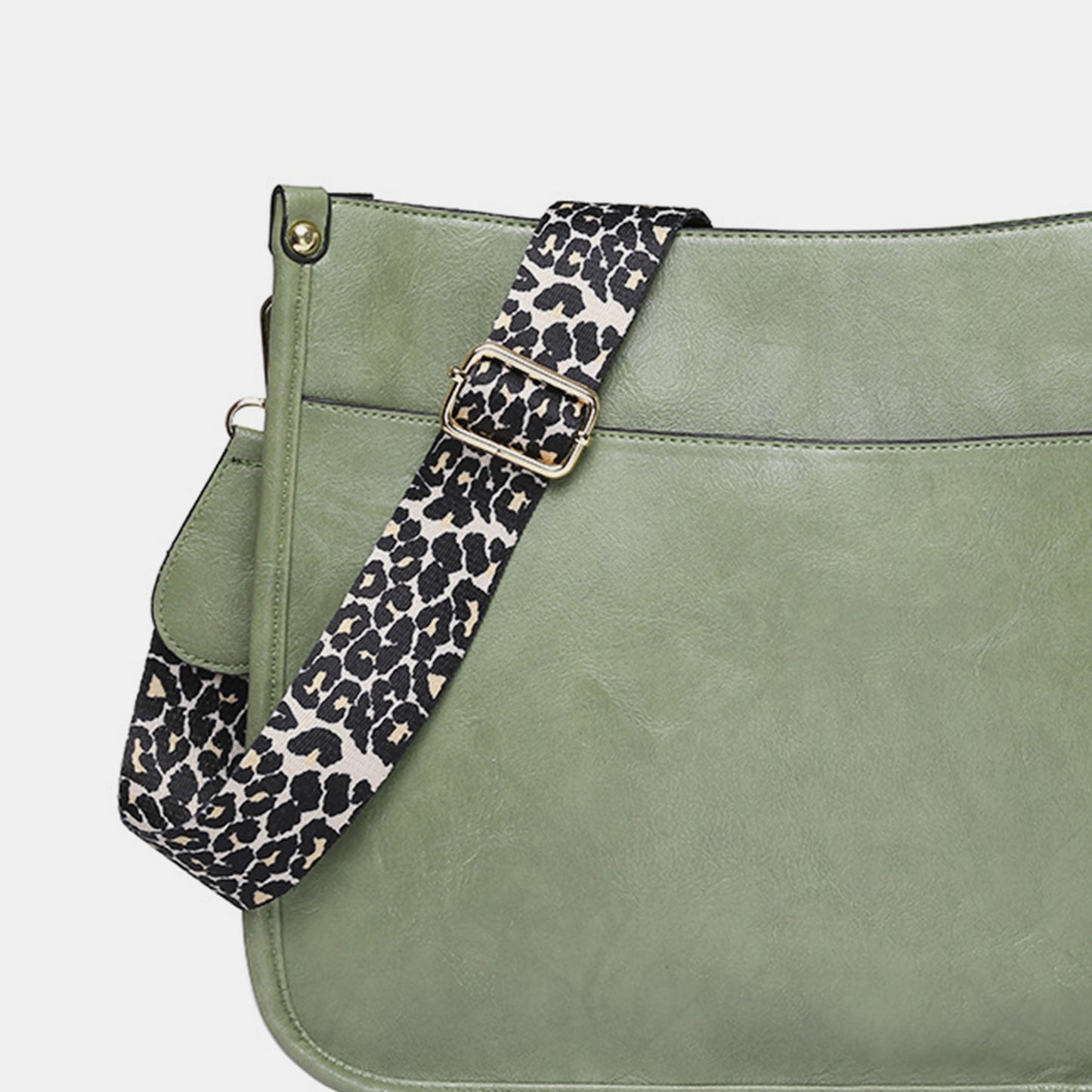 PU Leather Leopard Shoulder Bag