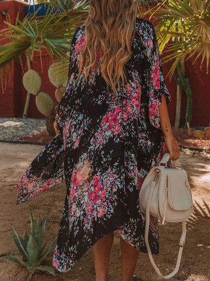 Printed Open Front Cover-Up