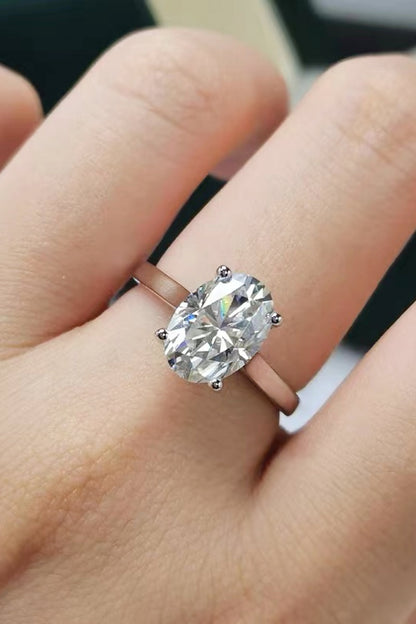 2.5 Carat Moissanite Solitaire Ring