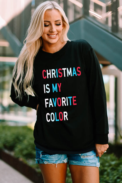 CHRISTMAS IS MY FAVORITE COLOR Graphic T-Shirt