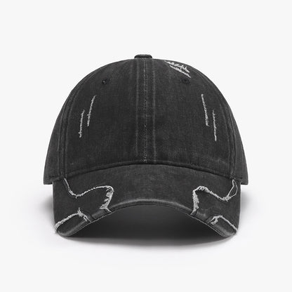 Raw Hem Adjustable Cap