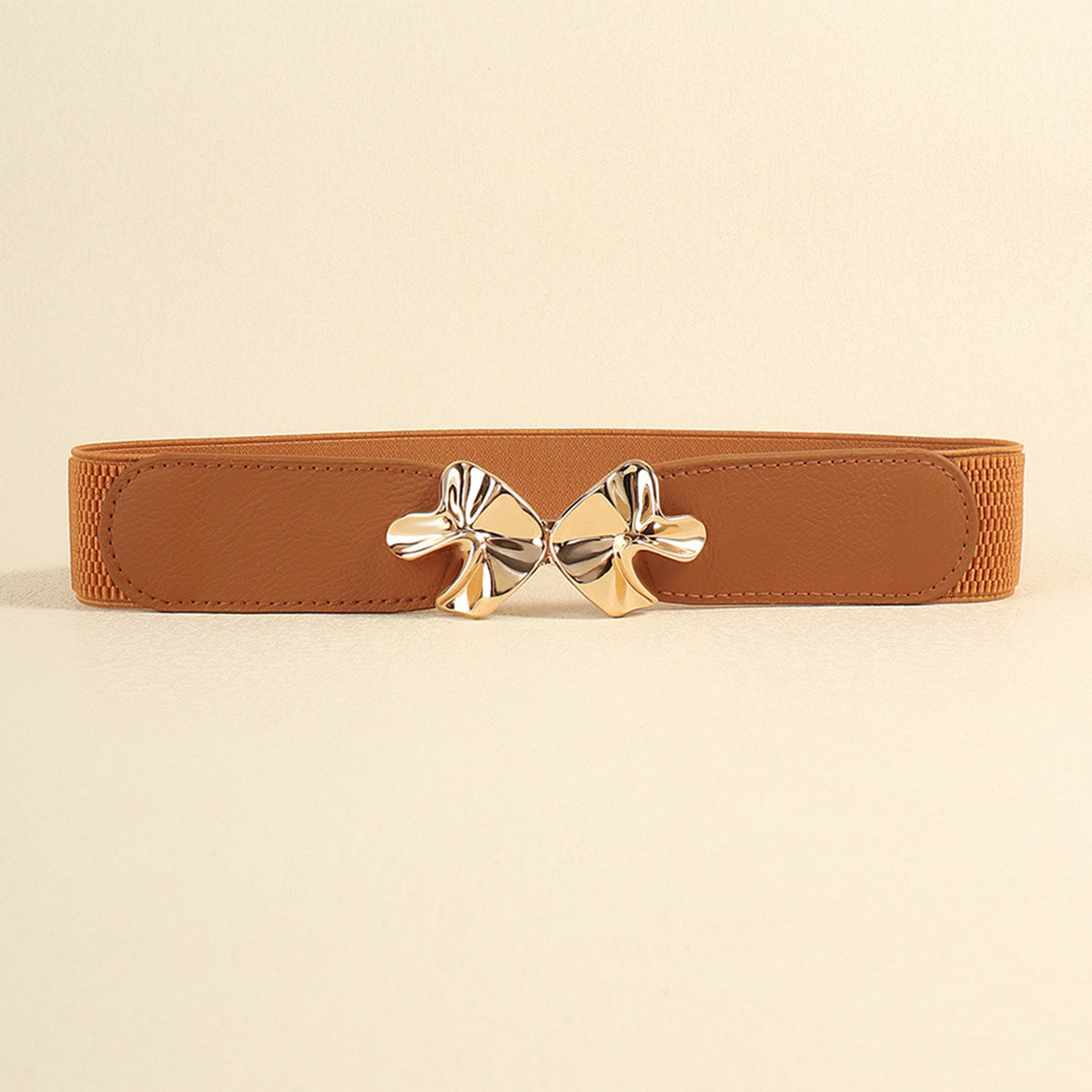 Alloy Buckle Elastic Belt