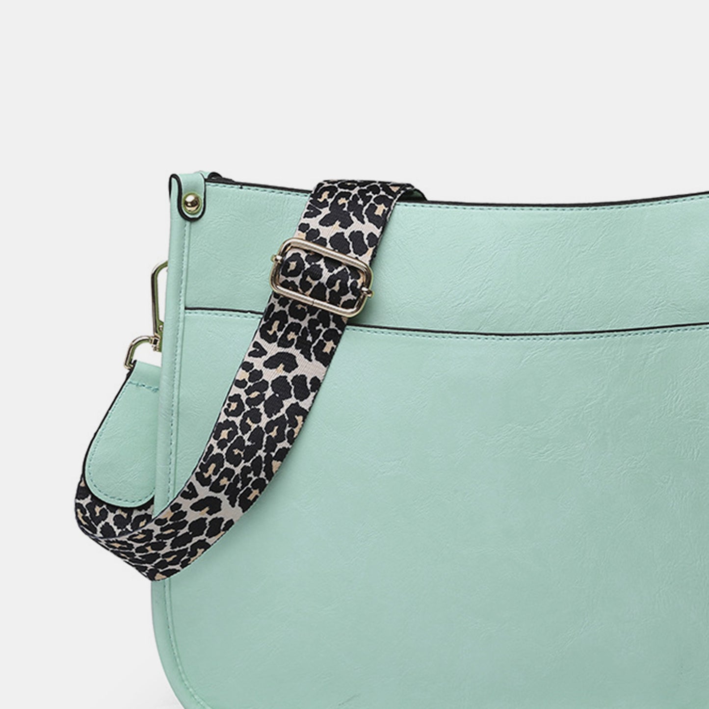 PU Leather Leopard Shoulder Bag