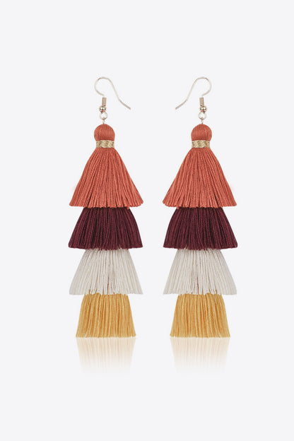 Layered Tassel Earrings