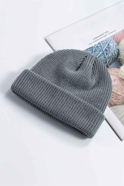 Cozy Rib-Knit Cuff Beanie