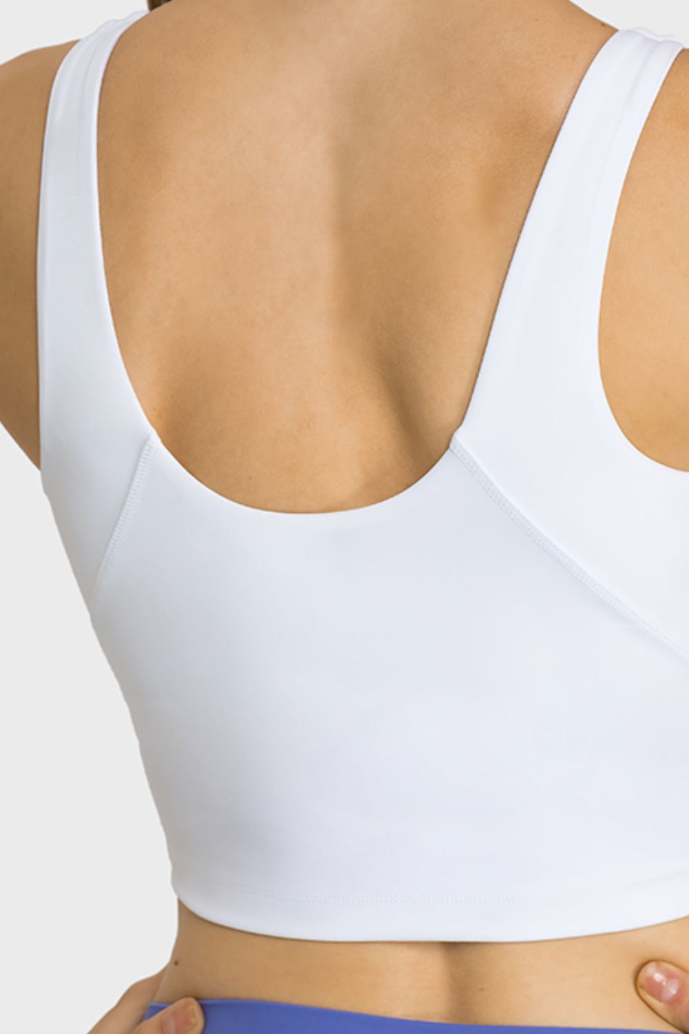 Feel Like Skin Highly Stretchy Cropped Sports Tank