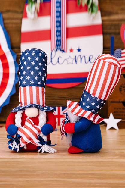 2-Piece Independence Day Decor Gnomes