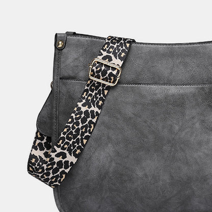 PU Leather Leopard Shoulder Bag