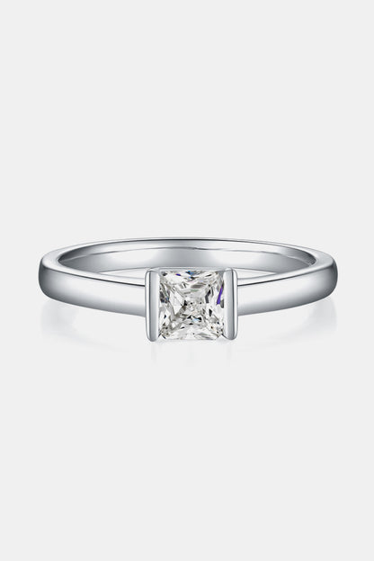 Moissanite 925 Sterling Silver Solitaire Ring