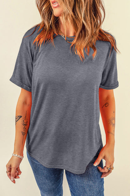 Round Neck Short Sleeve T-Shirt