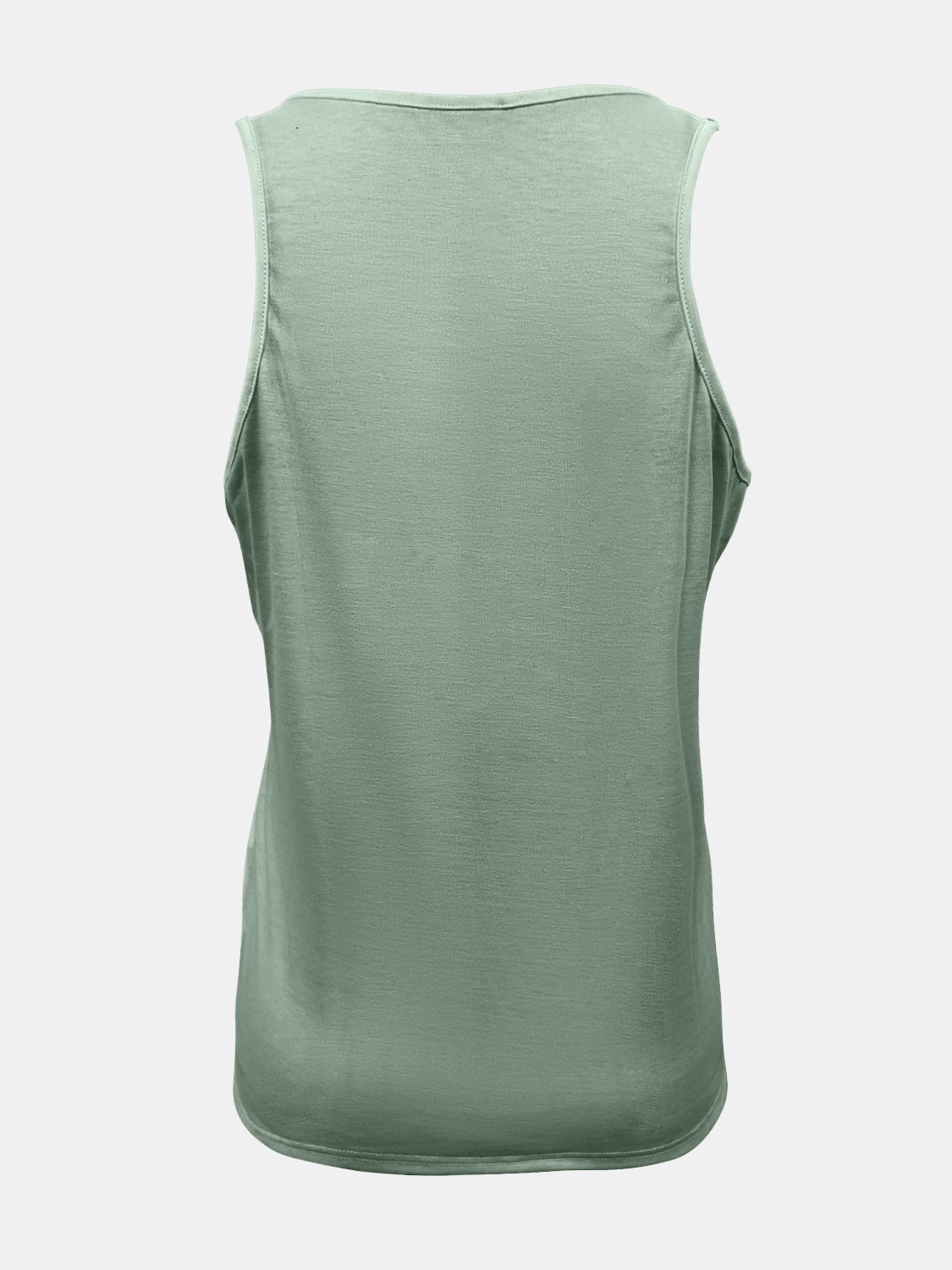 Full Size Quarter Snap Scoop Neck Tank