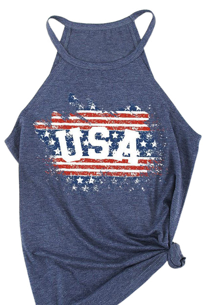 US Flag Graphic Tank