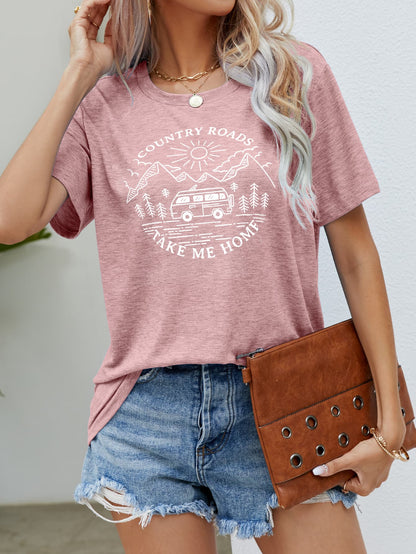 COUNTRY ROADS TAKE ME HOME Graphic Tee