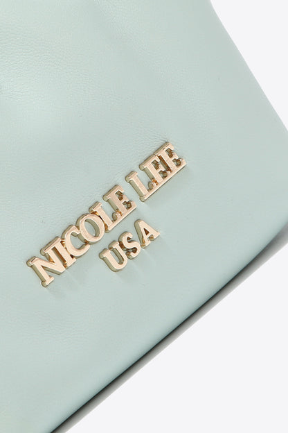 Nicole Lee USA Faux Leather Pouch