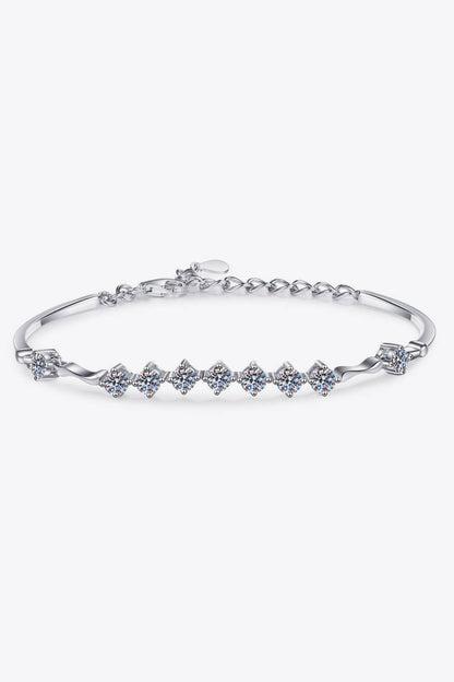 Moissanite 925 Sterling Silver Bracelet