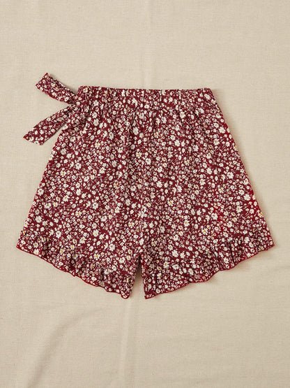 Spaghetti Strap Cami and Floral Shorts Set