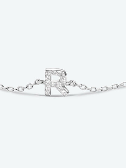 Q To U Zircon 925 Sterling Silver Bracelet