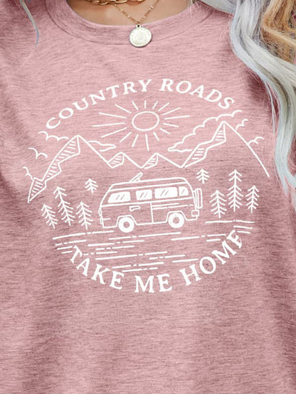 COUNTRY ROADS TAKE ME HOME Graphic Tee