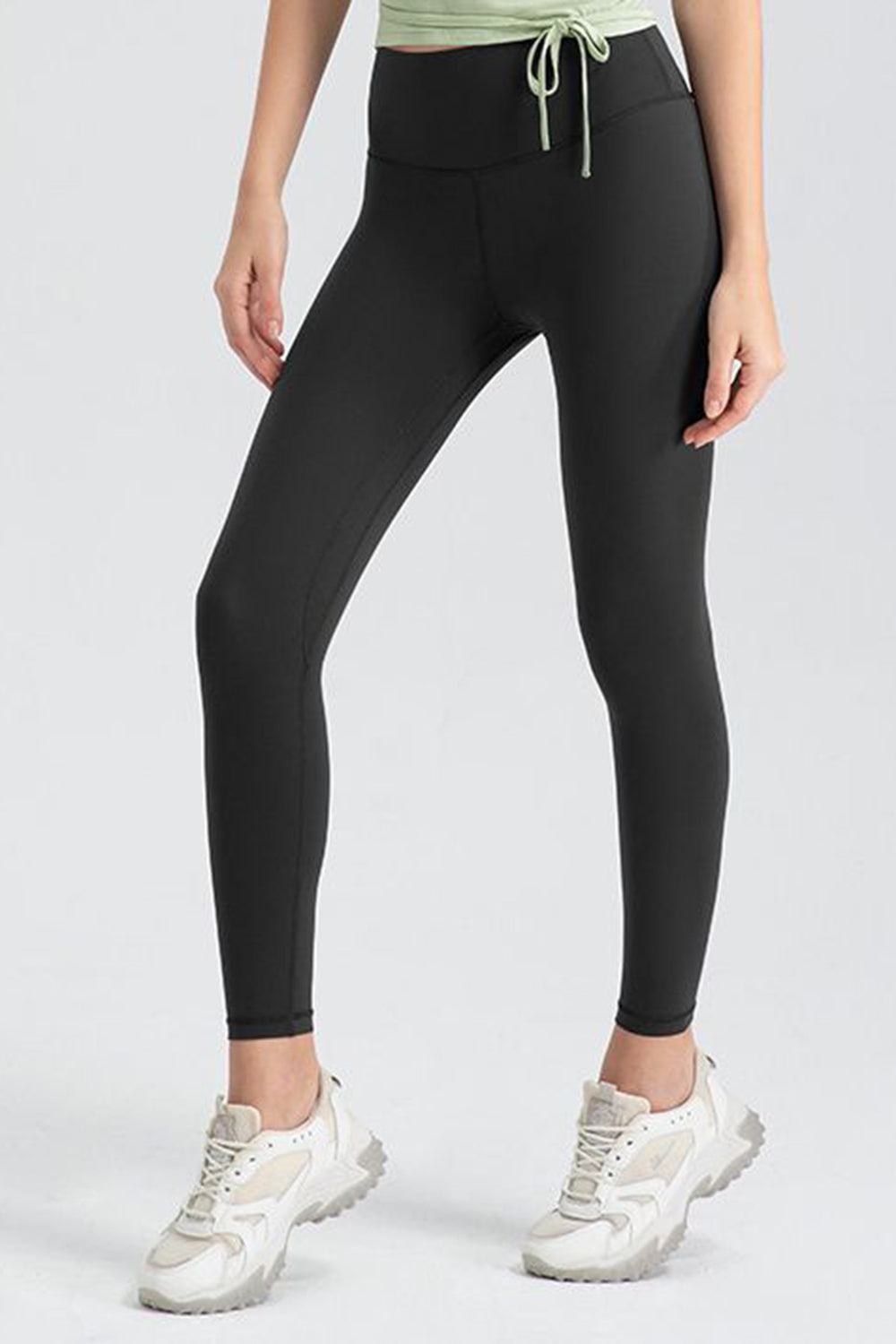 Wide Waistband Slim Fit Active Leggings